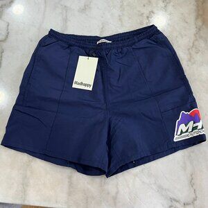 Madhappy Outdoors Nylon Shell Shorts in Blue, Size Small, NWT